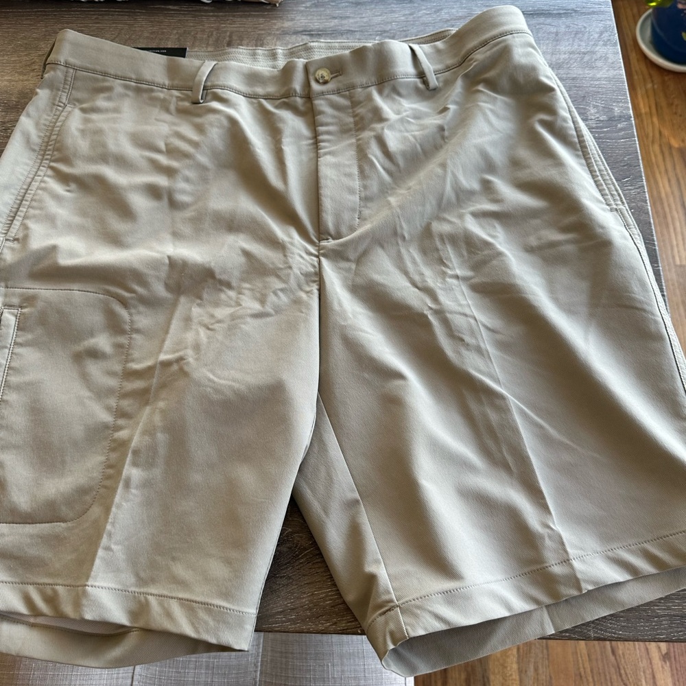 New Greg Norman Khaki Shorts